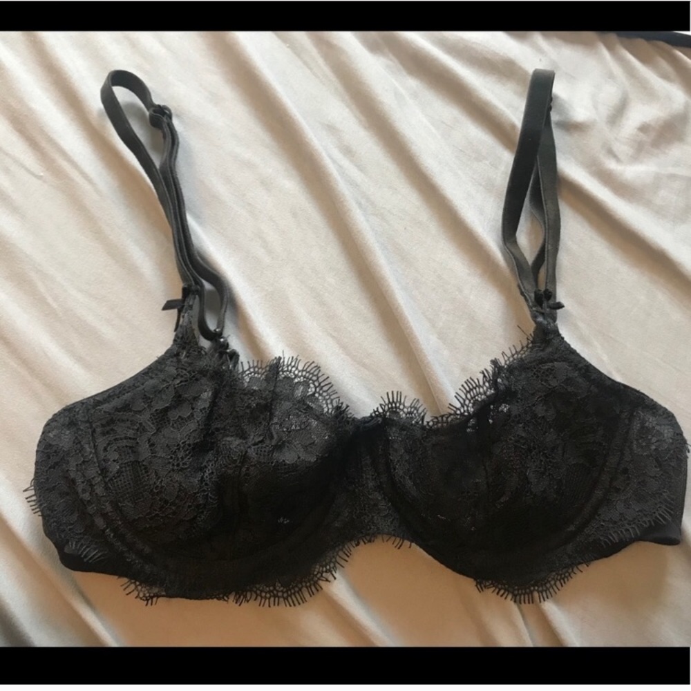 Victoria’s Secret black unlined bra
